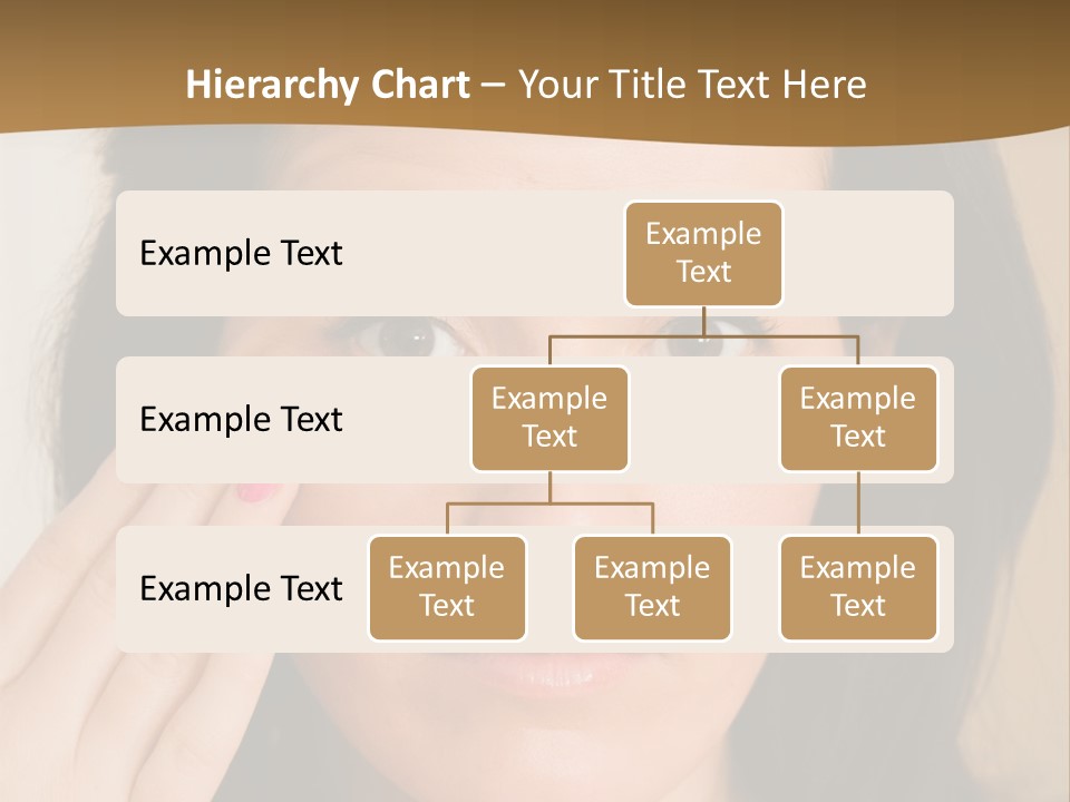 Attractive Mother Face PowerPoint Template