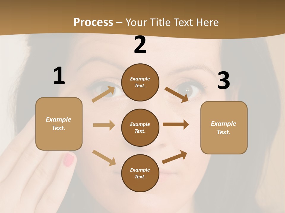 Attractive Mother Face PowerPoint Template