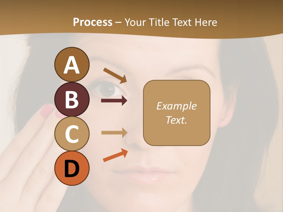 Attractive Mother Face PowerPoint Template