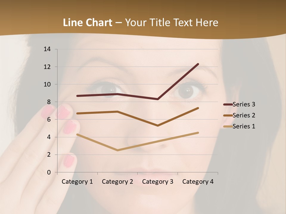Attractive Mother Face PowerPoint Template