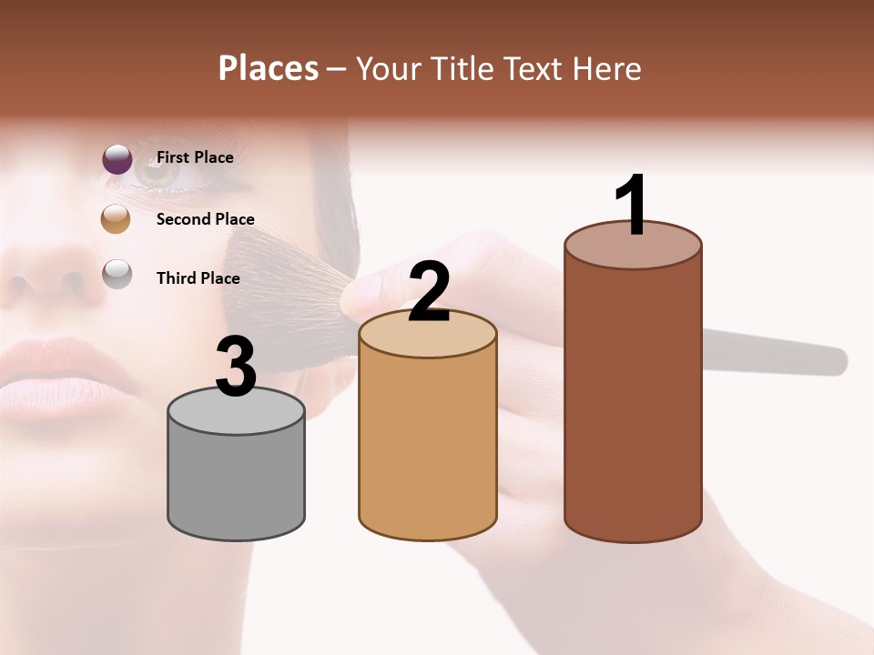 Smiling Powder Blush PowerPoint Template