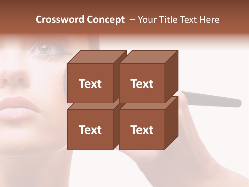 Smiling Powder Blush PowerPoint Template