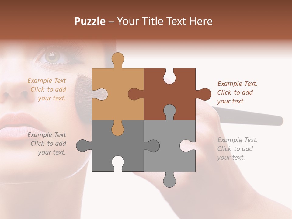 Smiling Powder Blush PowerPoint Template