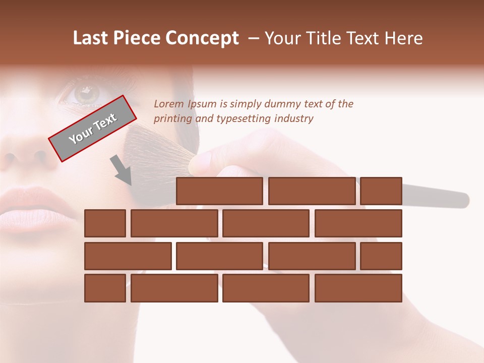 Smiling Powder Blush PowerPoint Template