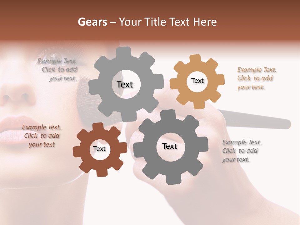 Smiling Powder Blush PowerPoint Template