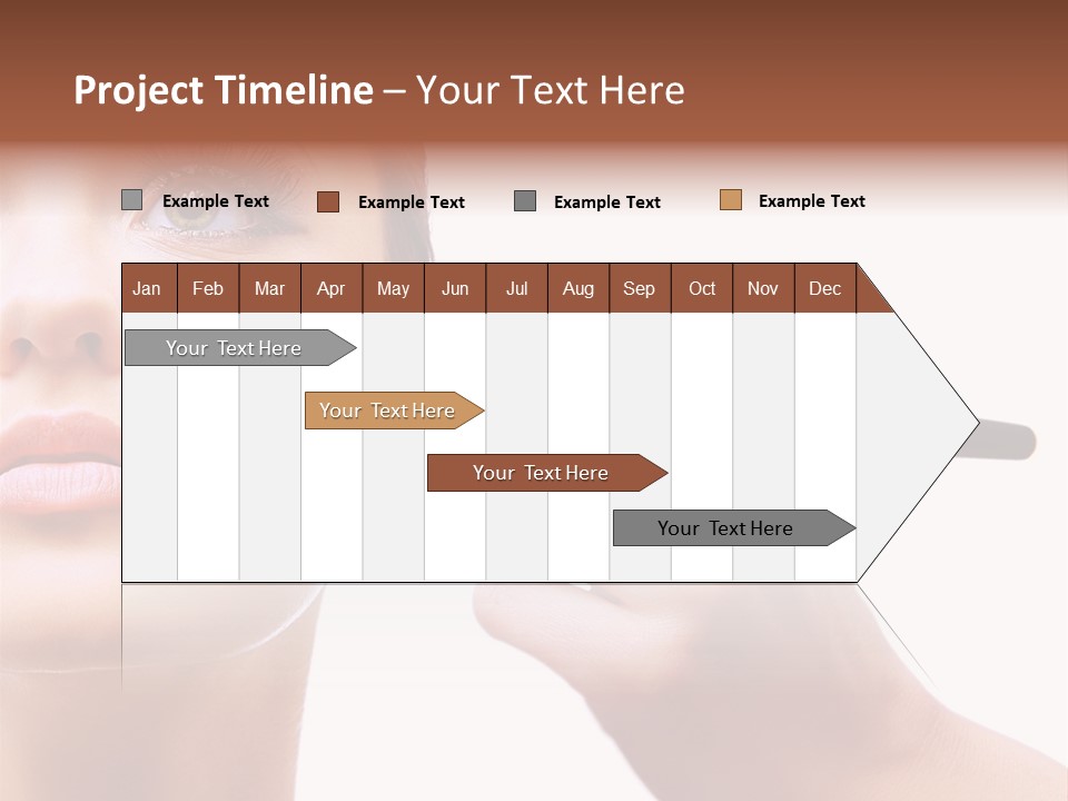 Smiling Powder Blush PowerPoint Template