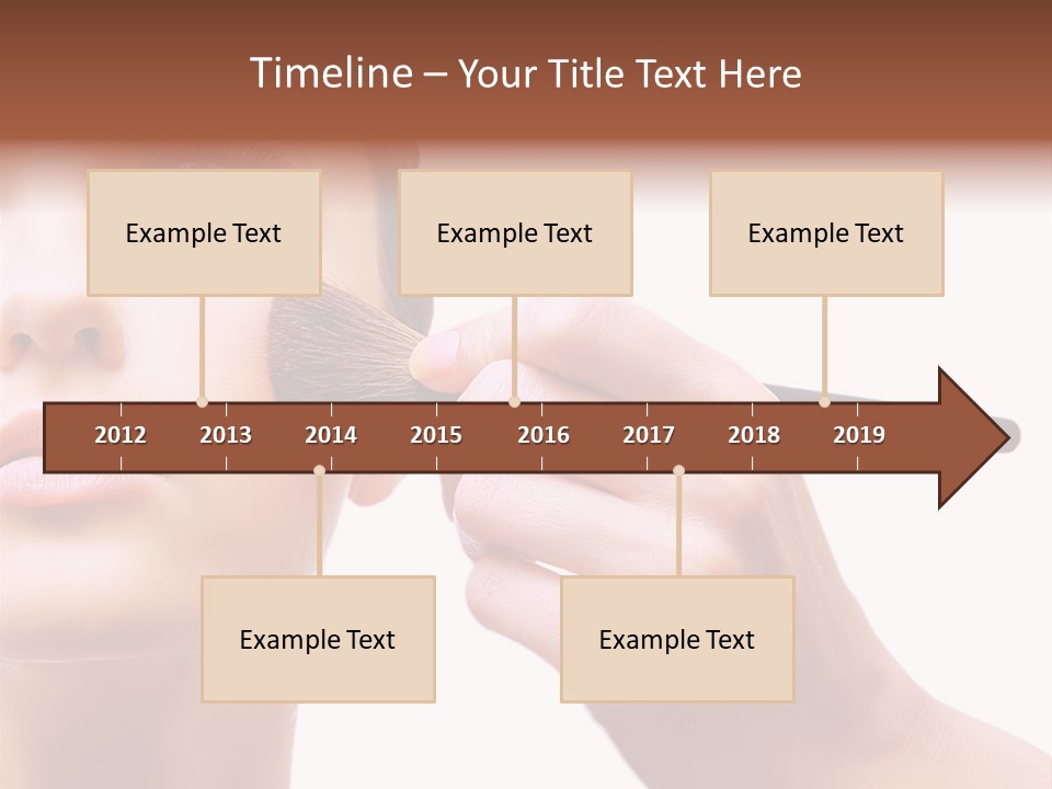 Smiling Powder Blush PowerPoint Template