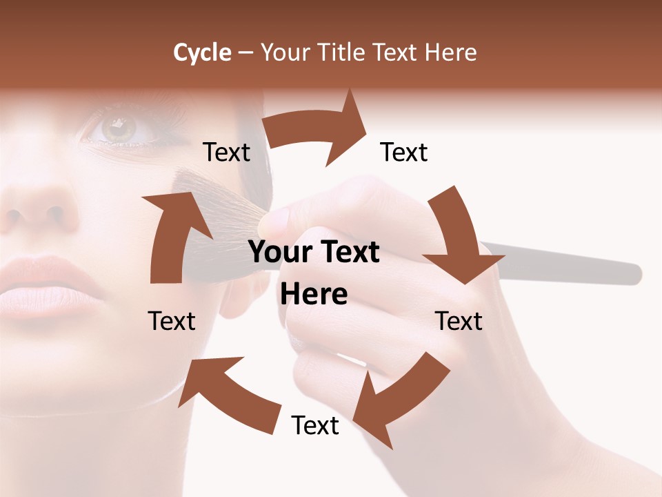 Smiling Powder Blush PowerPoint Template