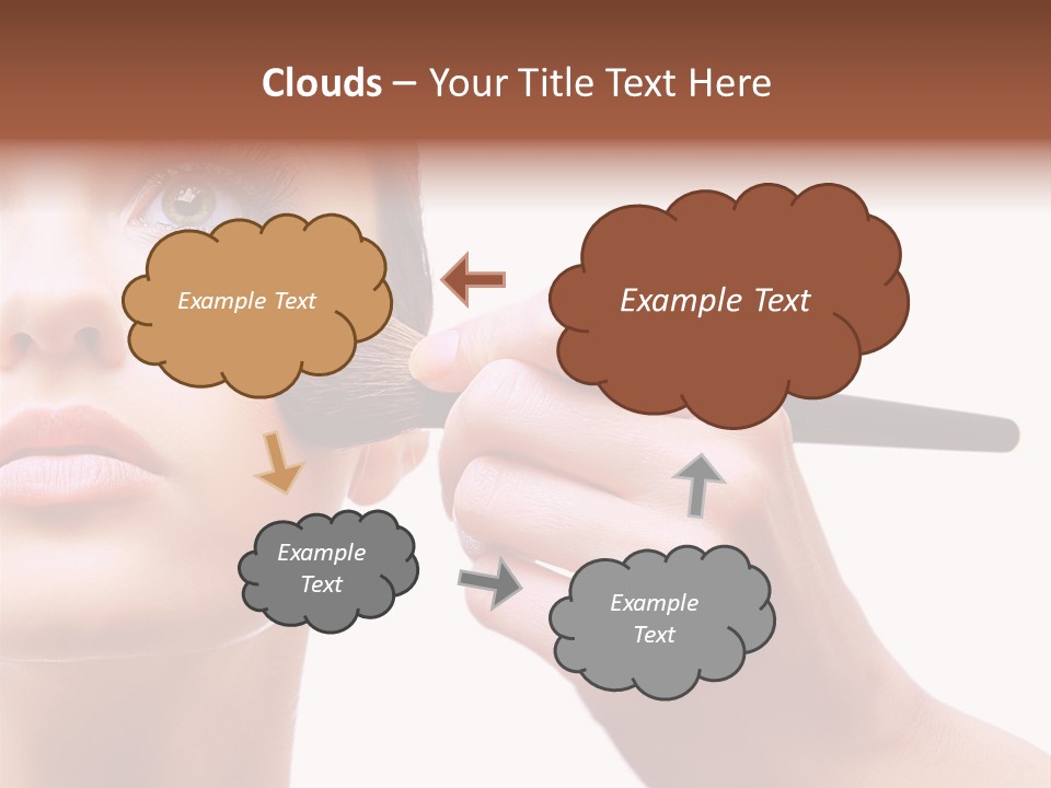 Smiling Powder Blush PowerPoint Template