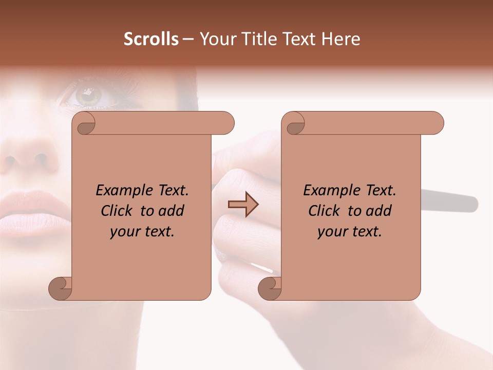 Smiling Powder Blush PowerPoint Template
