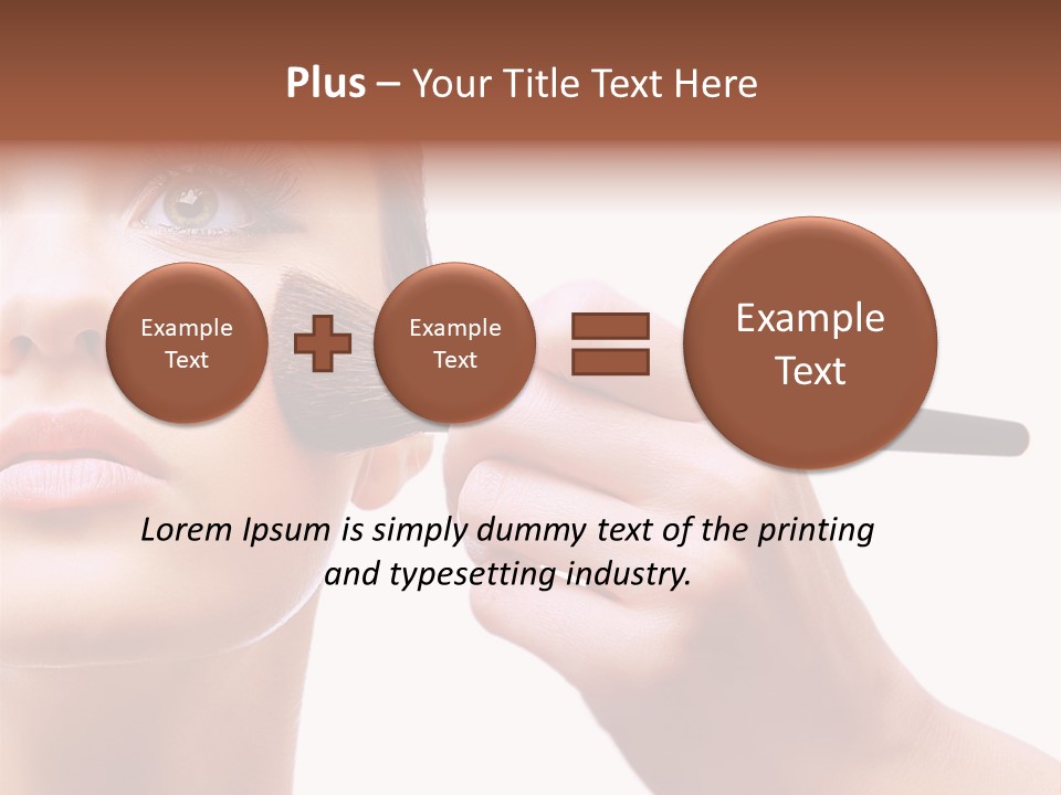 Smiling Powder Blush PowerPoint Template