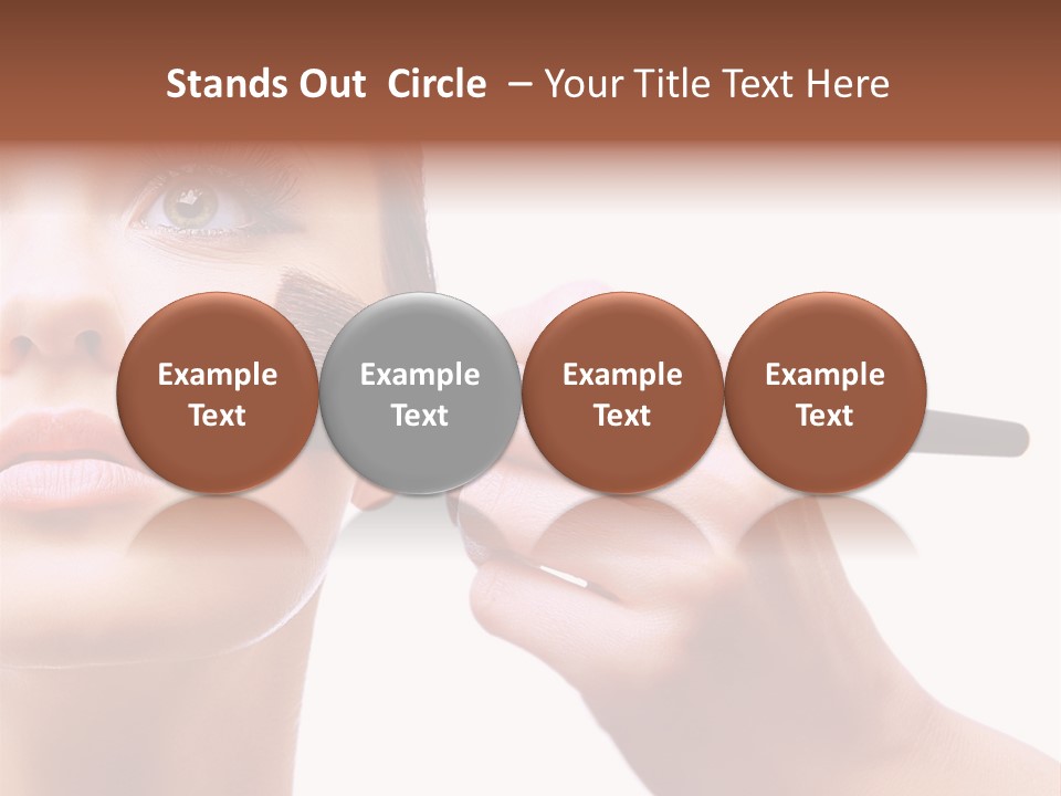 Smiling Powder Blush PowerPoint Template