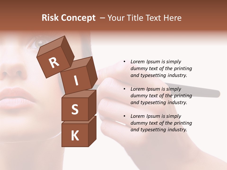 Smiling Powder Blush PowerPoint Template