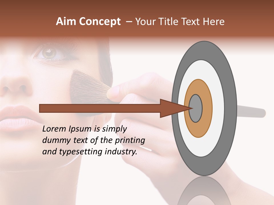 Smiling Powder Blush PowerPoint Template