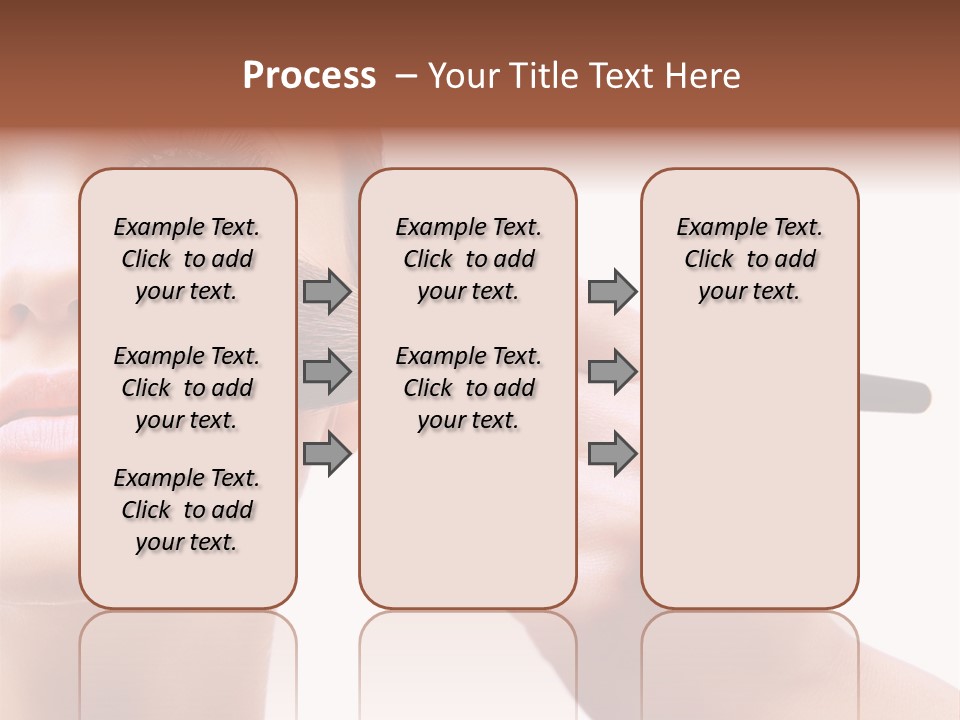 Smiling Powder Blush PowerPoint Template