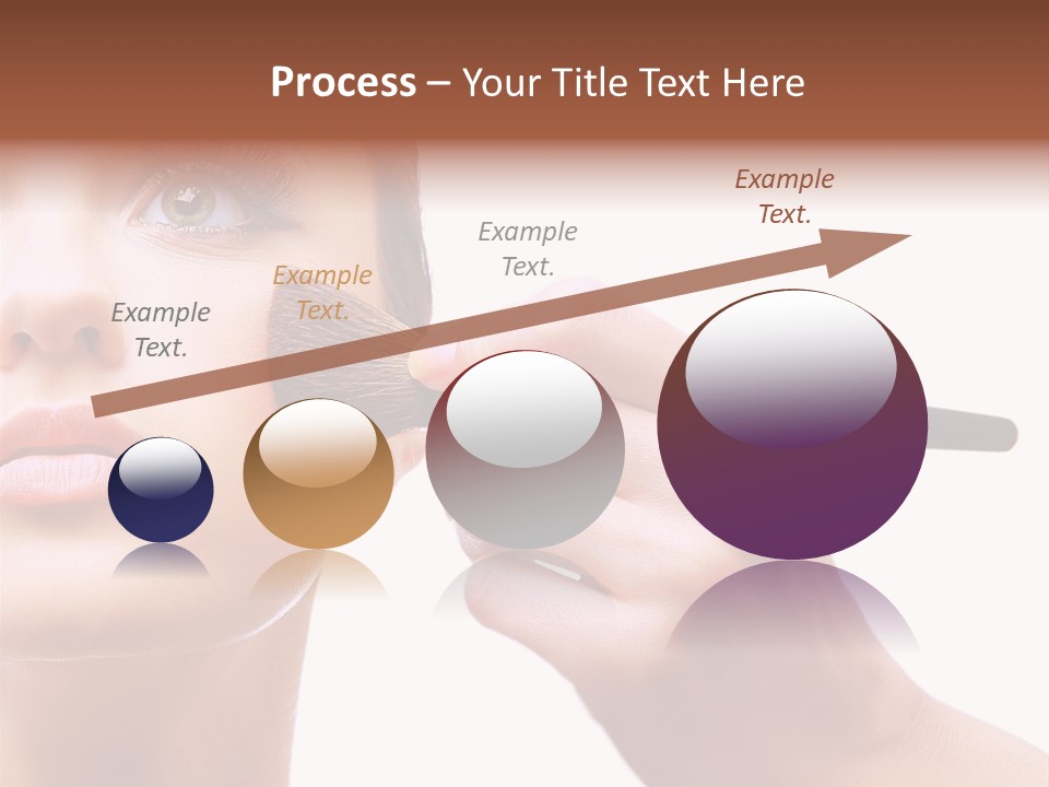 Smiling Powder Blush PowerPoint Template