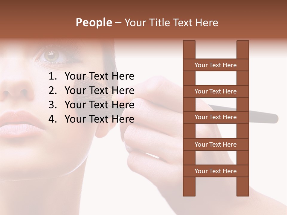 Smiling Powder Blush PowerPoint Template