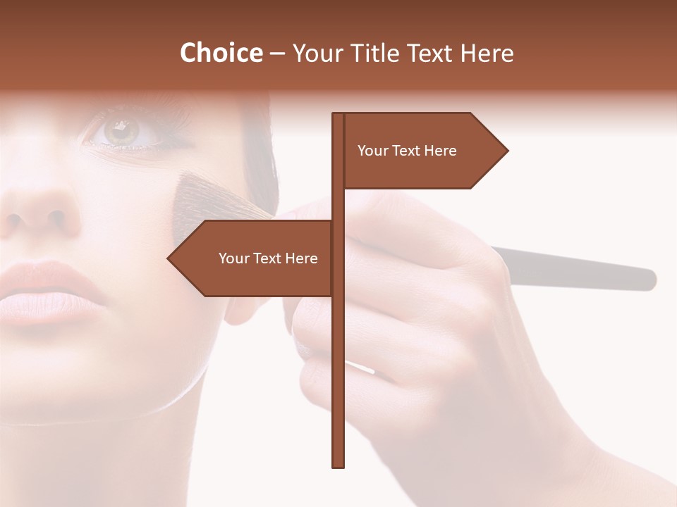 Smiling Powder Blush PowerPoint Template