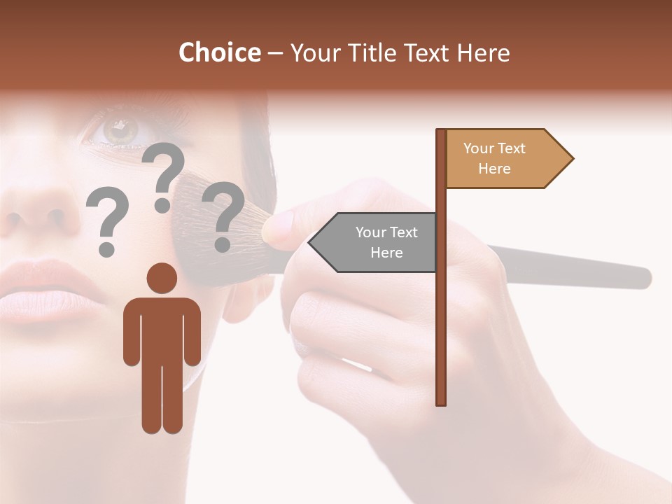 Smiling Powder Blush PowerPoint Template