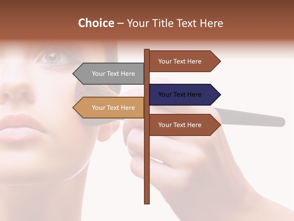 Smiling Powder Blush PowerPoint Template