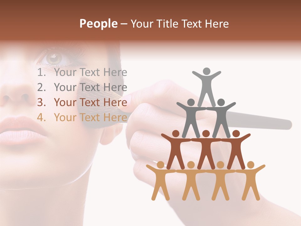 Smiling Powder Blush PowerPoint Template