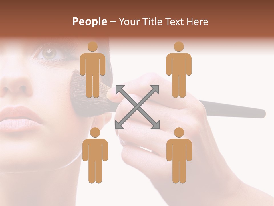 Smiling Powder Blush PowerPoint Template