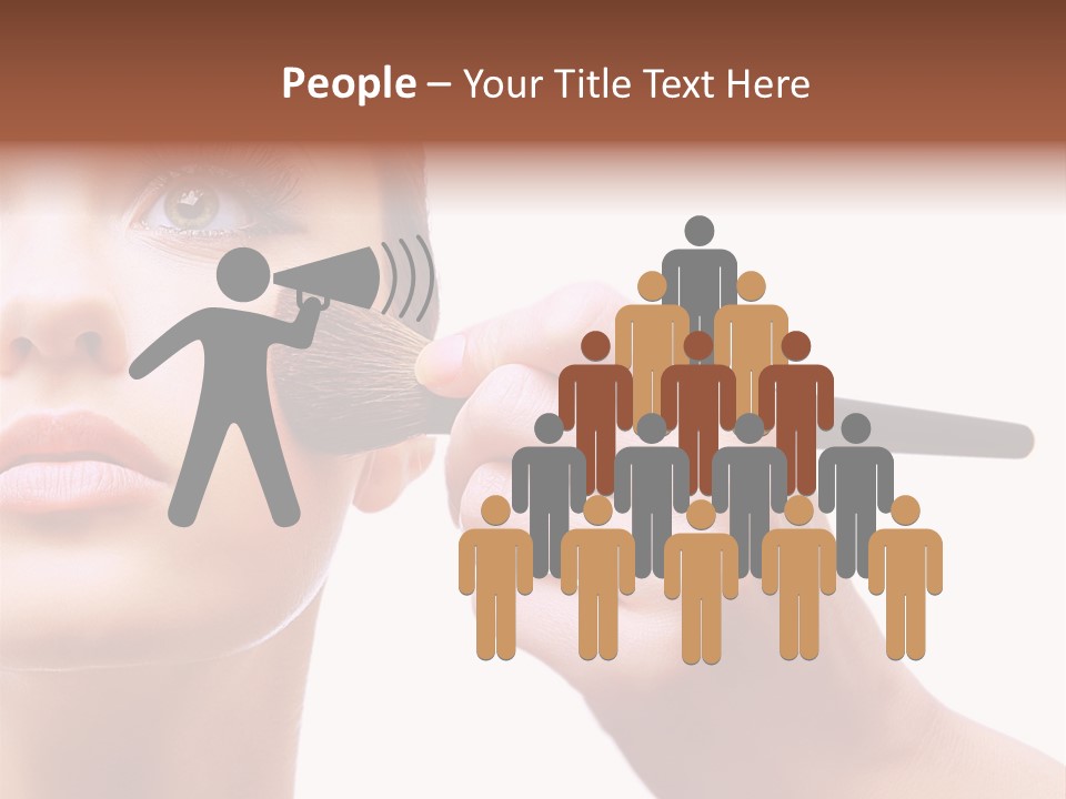 Smiling Powder Blush PowerPoint Template