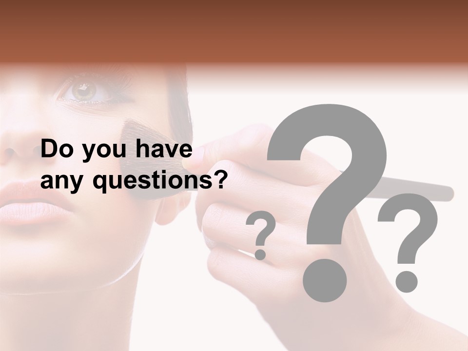 Smiling Powder Blush PowerPoint Template