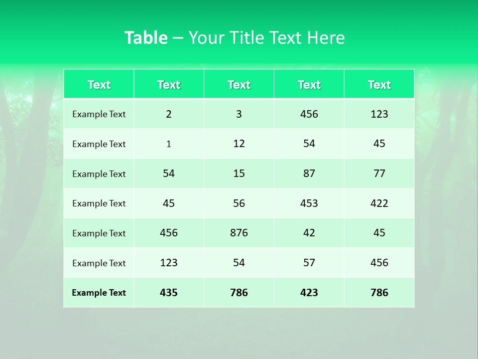 Magical Trunk Spring PowerPoint Template