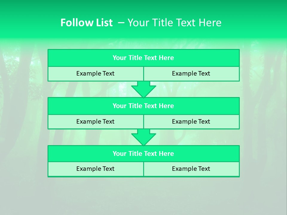 Magical Trunk Spring PowerPoint Template