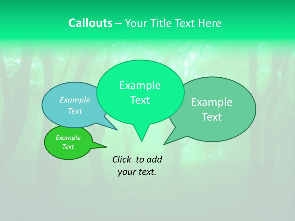 Magical Trunk Spring PowerPoint Template