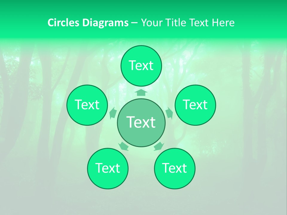Magical Trunk Spring PowerPoint Template
