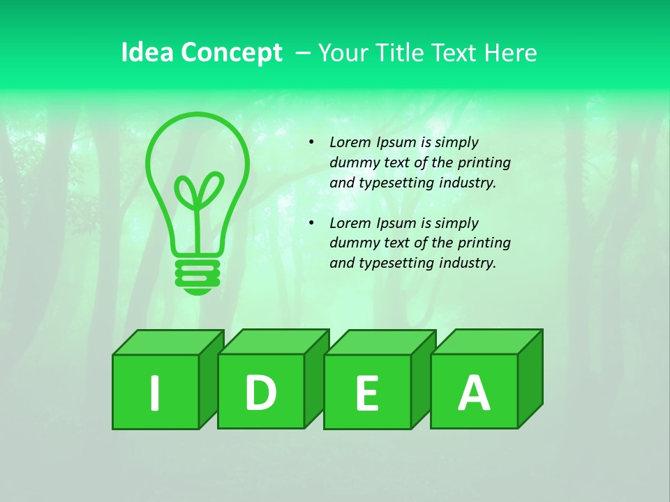 Magical Trunk Spring PowerPoint Template