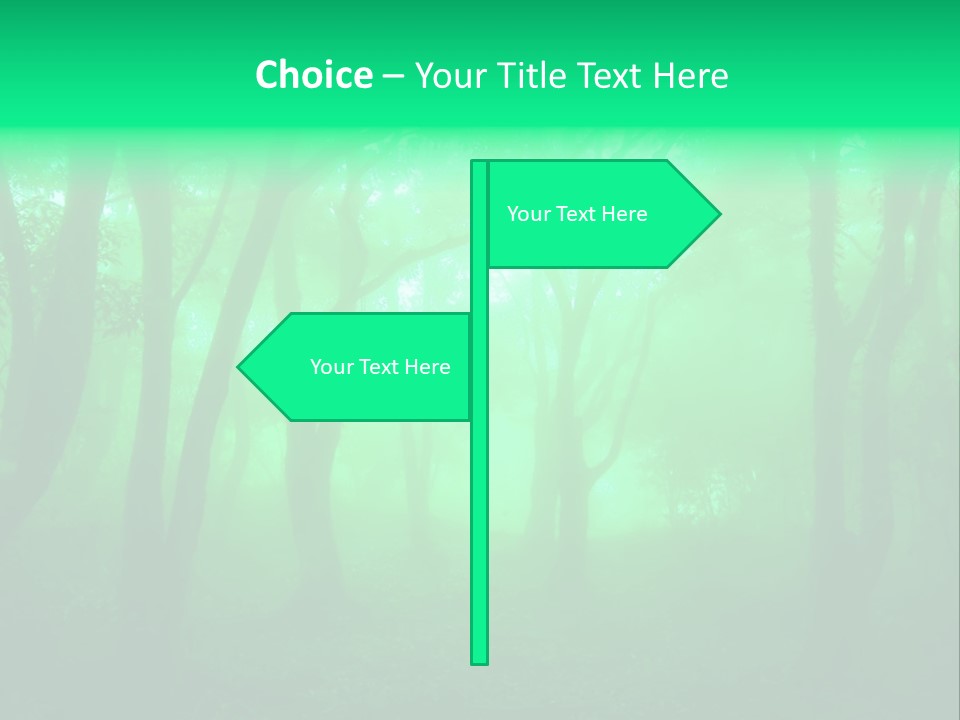 Magical Trunk Spring PowerPoint Template