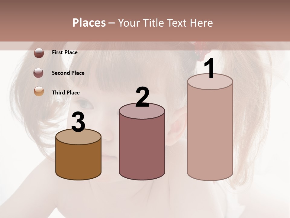 A Little Girl Laying On Her Stomach With Her Mother In The Background PowerPoint Template