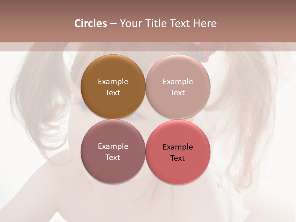 A Little Girl Laying On Her Stomach With Her Mother In The Background PowerPoint Template