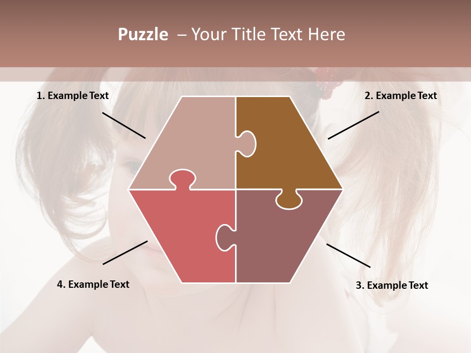 A Little Girl Laying On Her Stomach With Her Mother In The Background PowerPoint Template