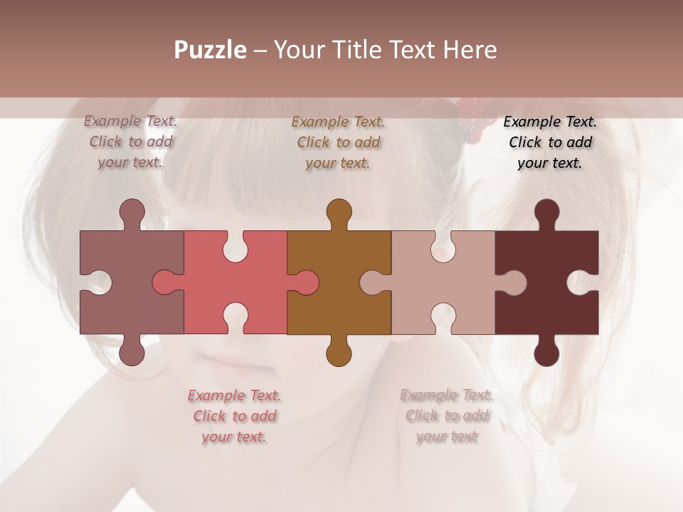 A Little Girl Laying On Her Stomach With Her Mother In The Background PowerPoint Template