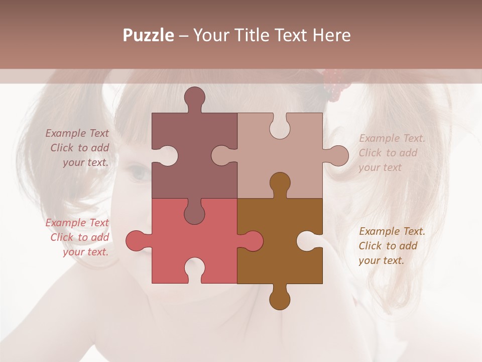 A Little Girl Laying On Her Stomach With Her Mother In The Background PowerPoint Template