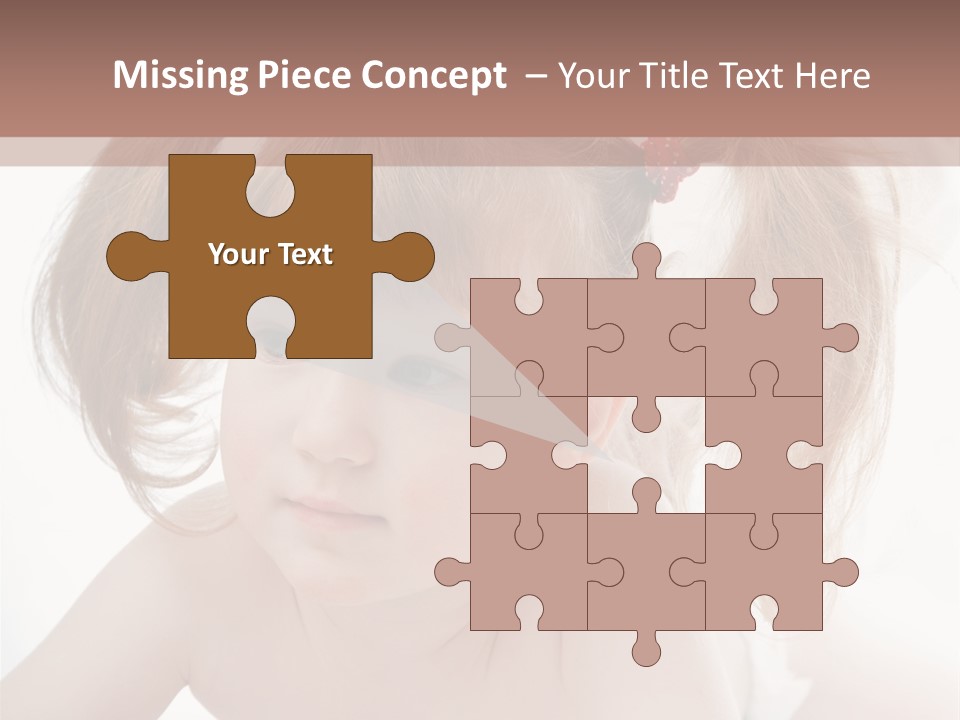 A Little Girl Laying On Her Stomach With Her Mother In The Background PowerPoint Template