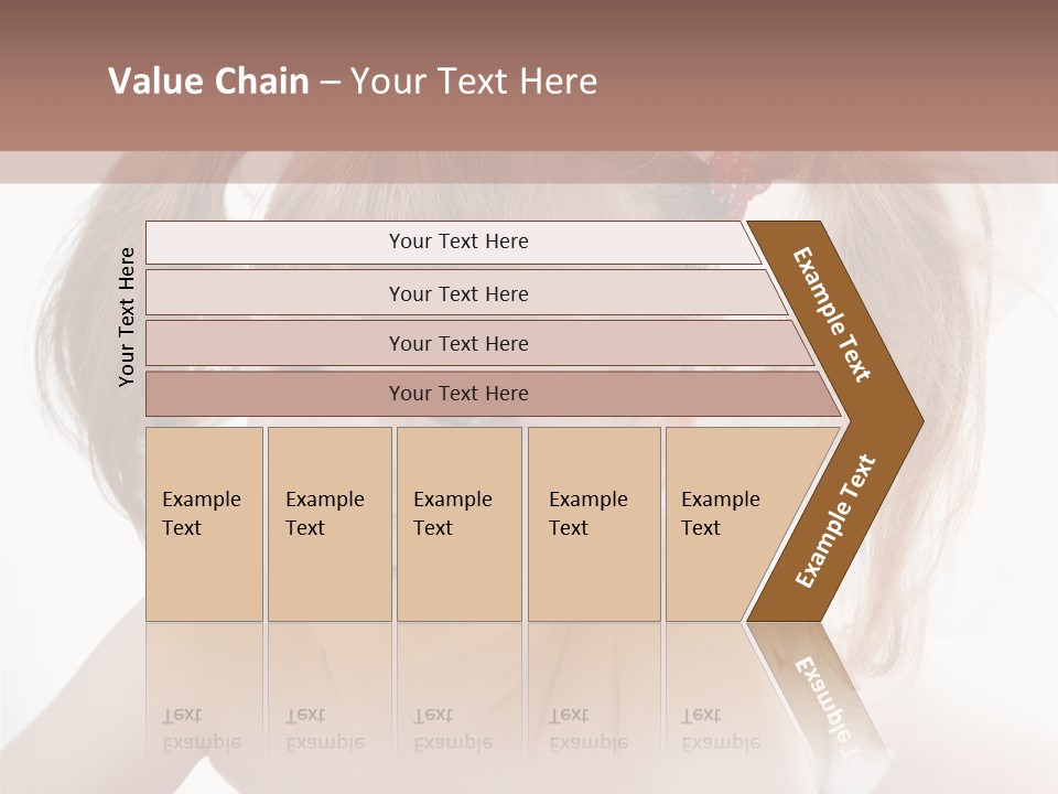 A Little Girl Laying On Her Stomach With Her Mother In The Background PowerPoint Template