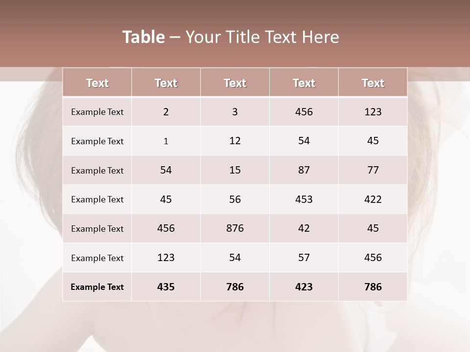 A Little Girl Laying On Her Stomach With Her Mother In The Background PowerPoint Template