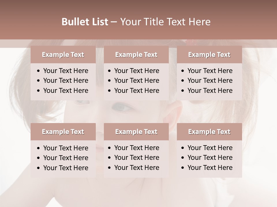 A Little Girl Laying On Her Stomach With Her Mother In The Background PowerPoint Template