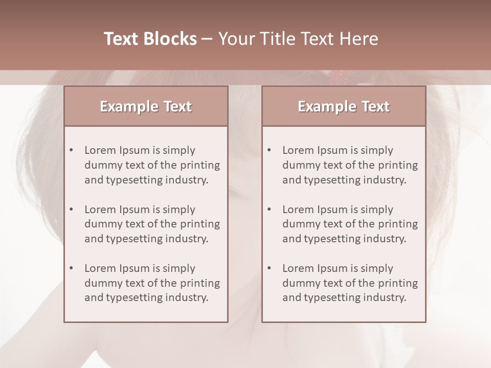 A Little Girl Laying On Her Stomach With Her Mother In The Background PowerPoint Template