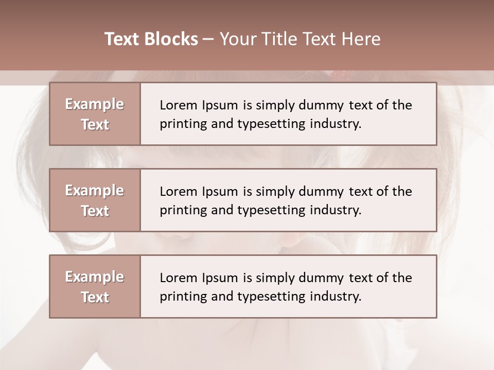 A Little Girl Laying On Her Stomach With Her Mother In The Background PowerPoint Template