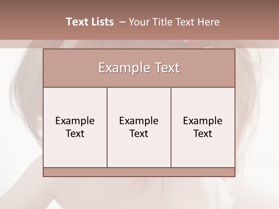 A Little Girl Laying On Her Stomach With Her Mother In The Background PowerPoint Template