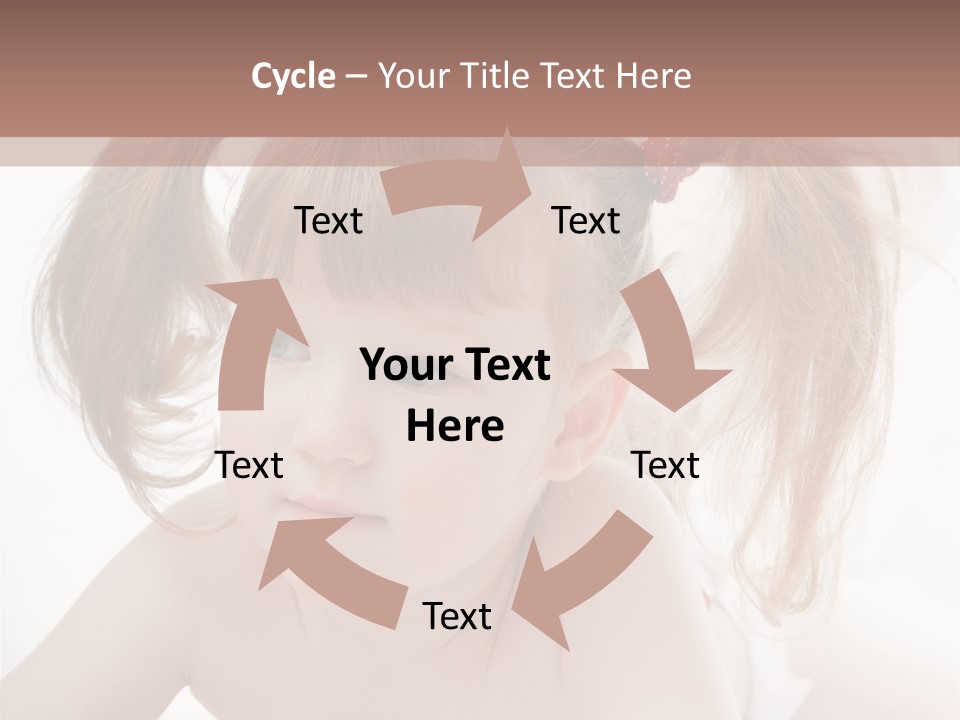 A Little Girl Laying On Her Stomach With Her Mother In The Background PowerPoint Template