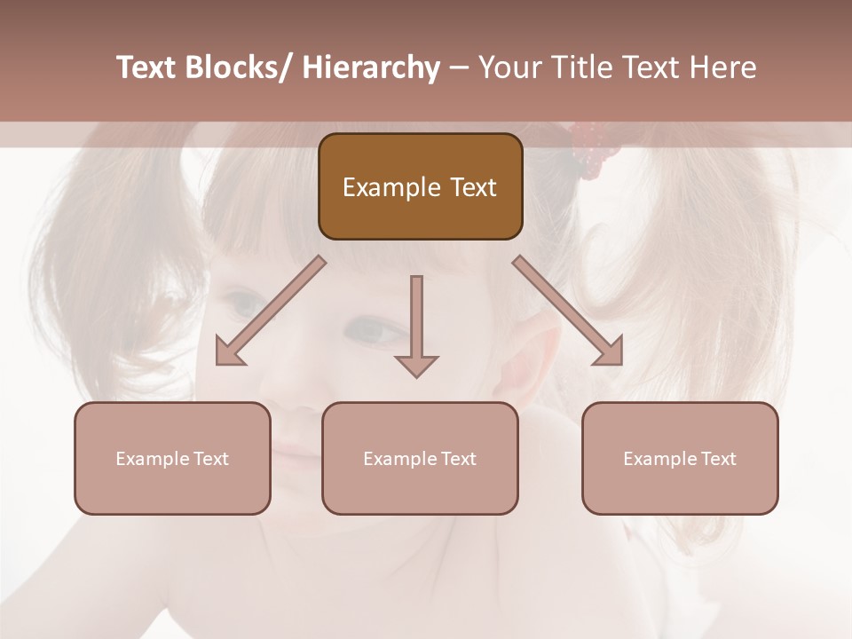 A Little Girl Laying On Her Stomach With Her Mother In The Background PowerPoint Template