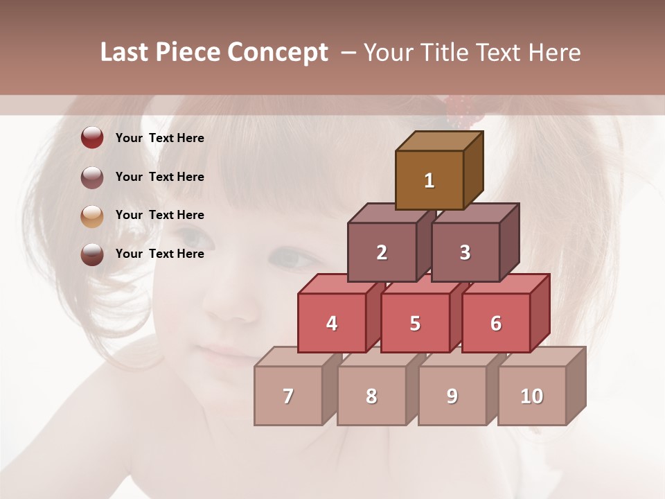 A Little Girl Laying On Her Stomach With Her Mother In The Background PowerPoint Template