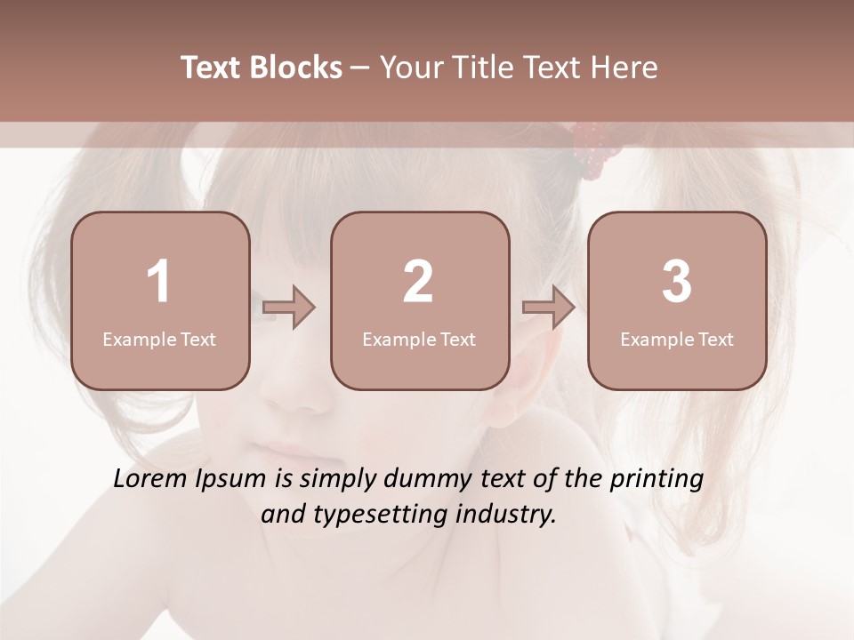 A Little Girl Laying On Her Stomach With Her Mother In The Background PowerPoint Template